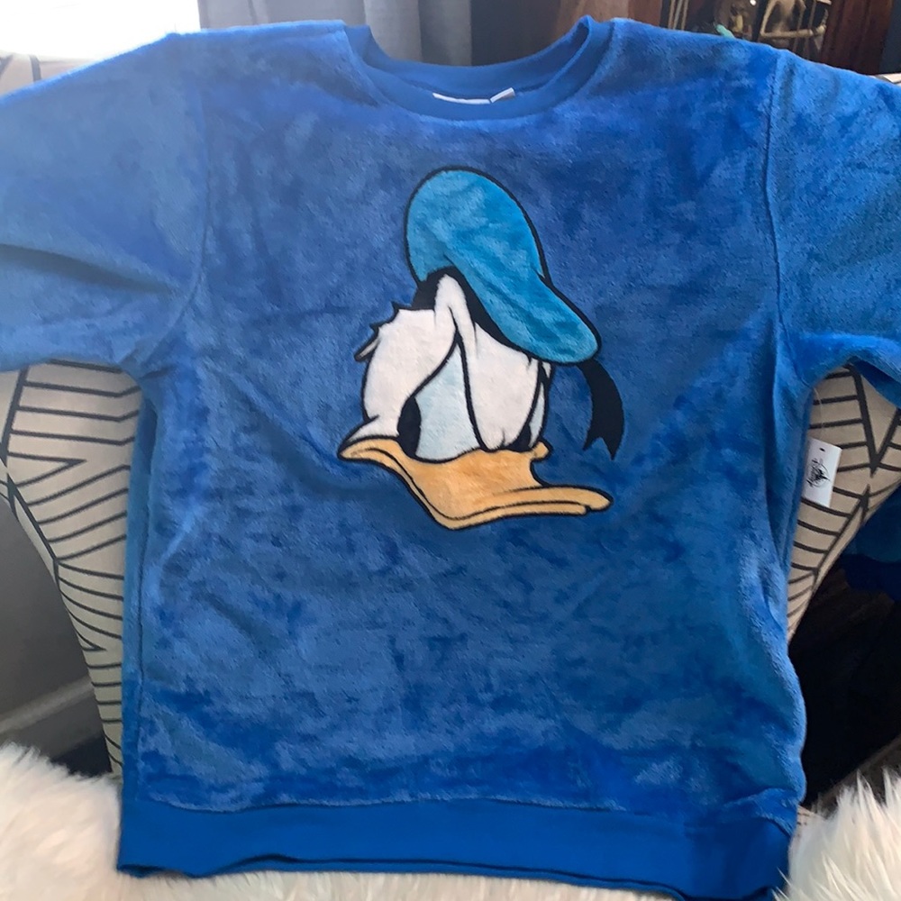 Disney Donald Duck Plush Fleece Sweatshirt